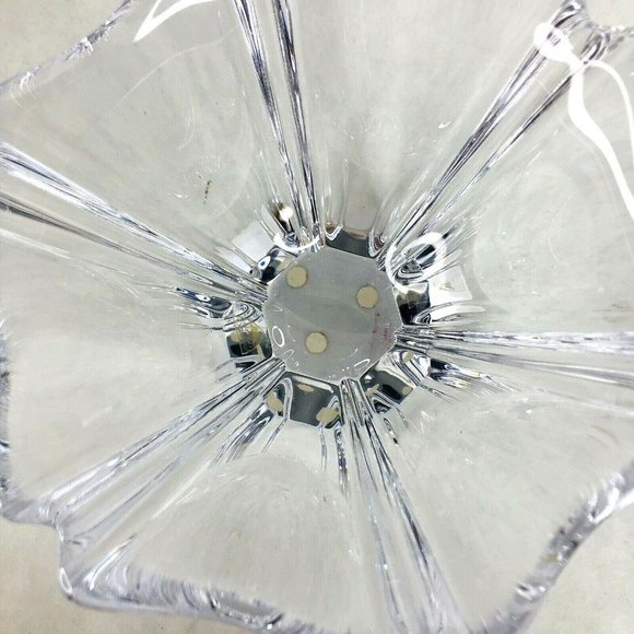 ORION By Orrefors Bowl Glass 5.5” Signed Label Designer Lars Hellsten Sweden - Picture 5 of 8